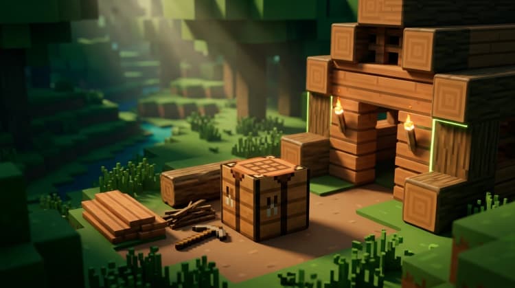 Come si crea un banco da lavoro in Minecraft?