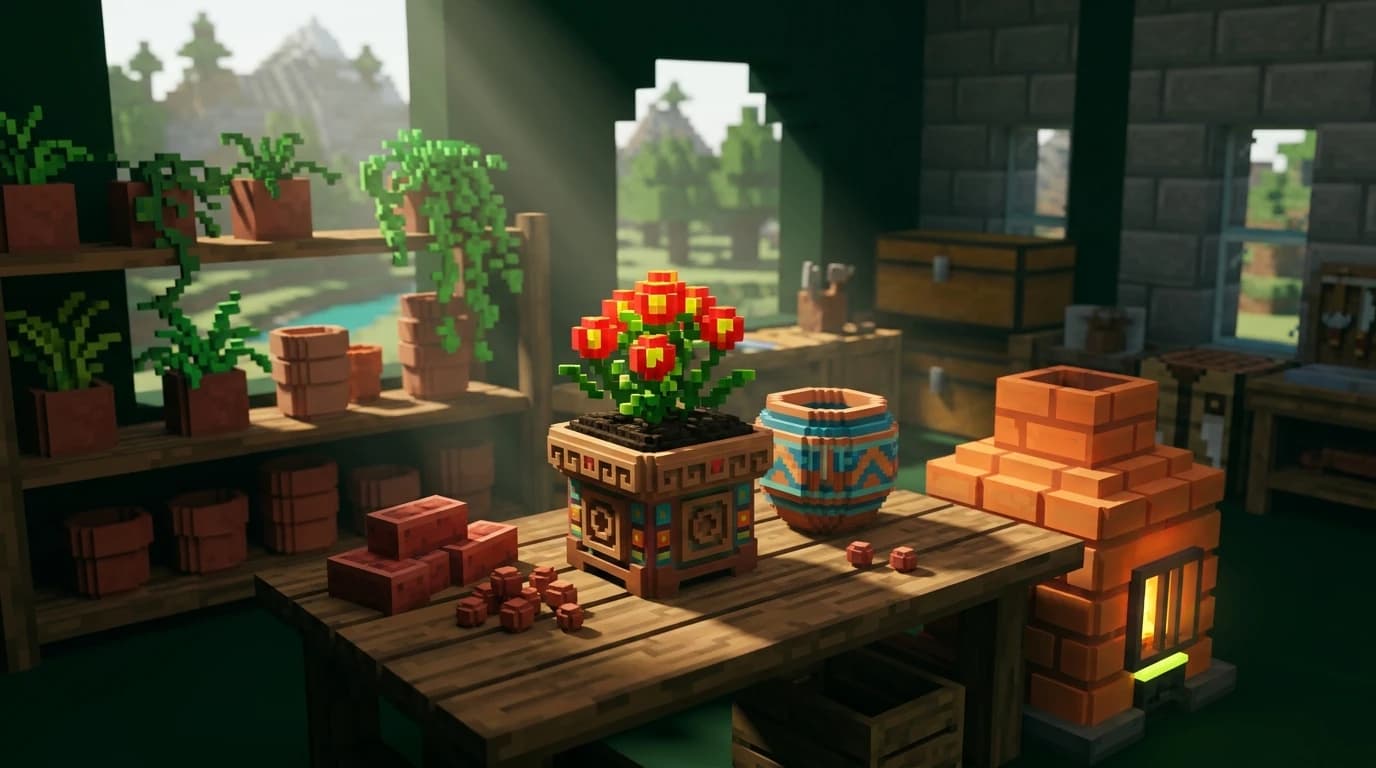 ¿Cómo hacer una maceta en Minecraft? Receta fácil