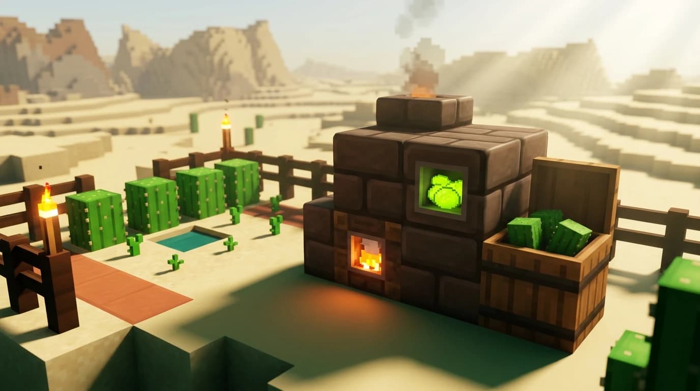Grünen Farbstoff in Minecraft herstellen: Die schnellsten Methoden