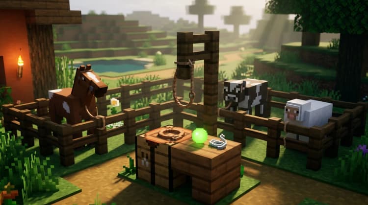 Wie stellt man eine Leine in Minecraft her? Rezept und Verwendung