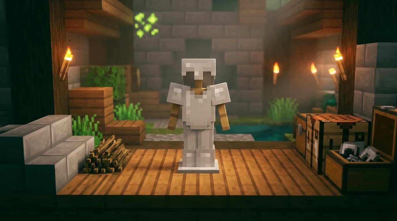 Comment fabriquer un support d’armure dans Minecraft ? Guide complet
