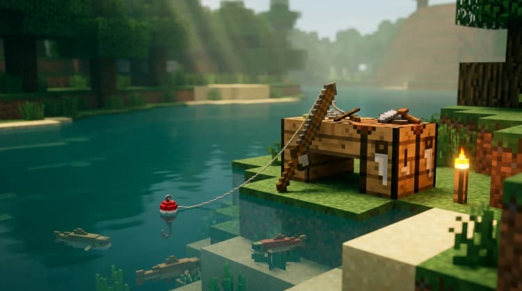 Wie stellt man eine Angel in Minecraft her? Einfaches Rezept