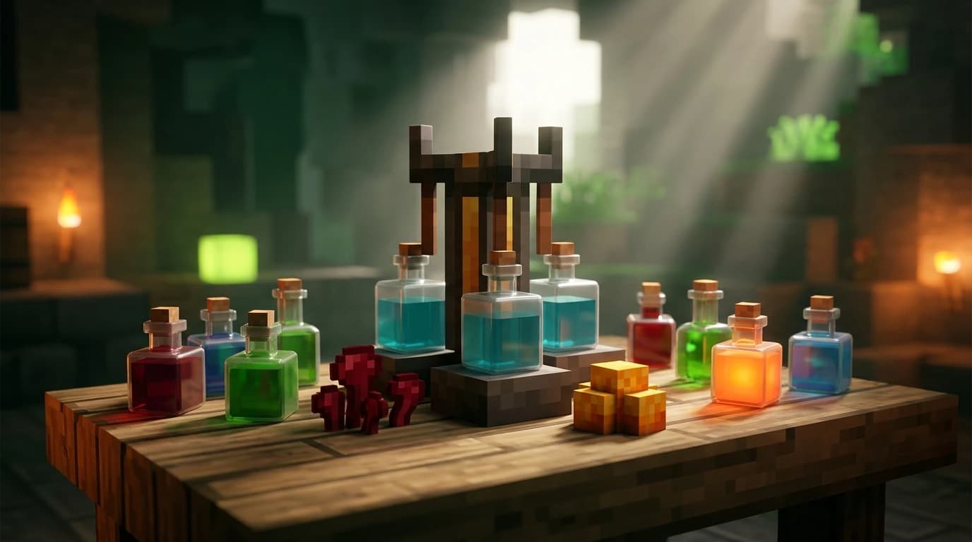 Wie stellt man in Minecraft einen Trank her? Vollständiger Guide