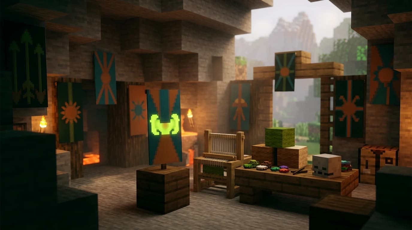 Banner in Minecraft herstellen und gestalten